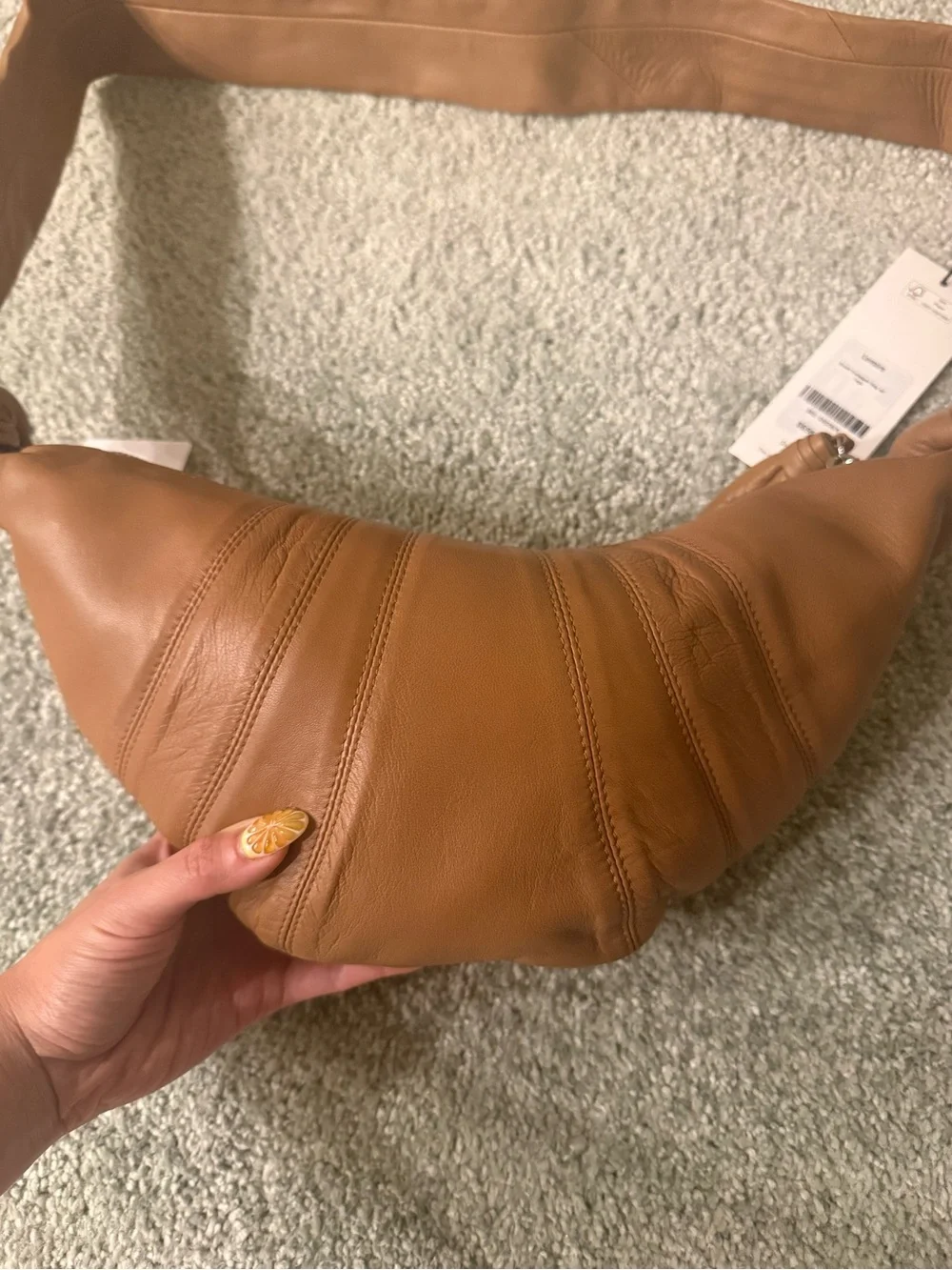 Lemaire Crossiant Sling Bag - Tan